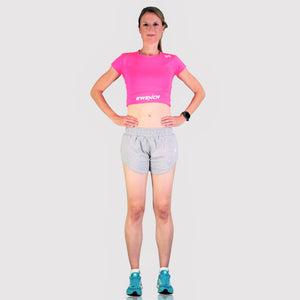 Kwench womens running gym yoga shorts  Thumbnails-6