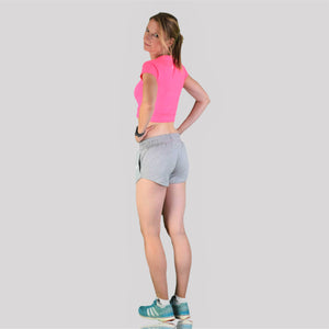 Kwench womens running gym yoga shorts  Thumbnails-7