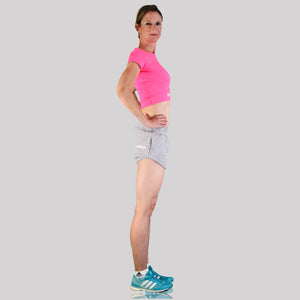 Kwench womens running gym yoga shorts  Thumbnails-8