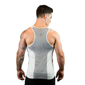 Kwench Mens Gym yoga workout Vest Tank Stringer Thumbnails-5