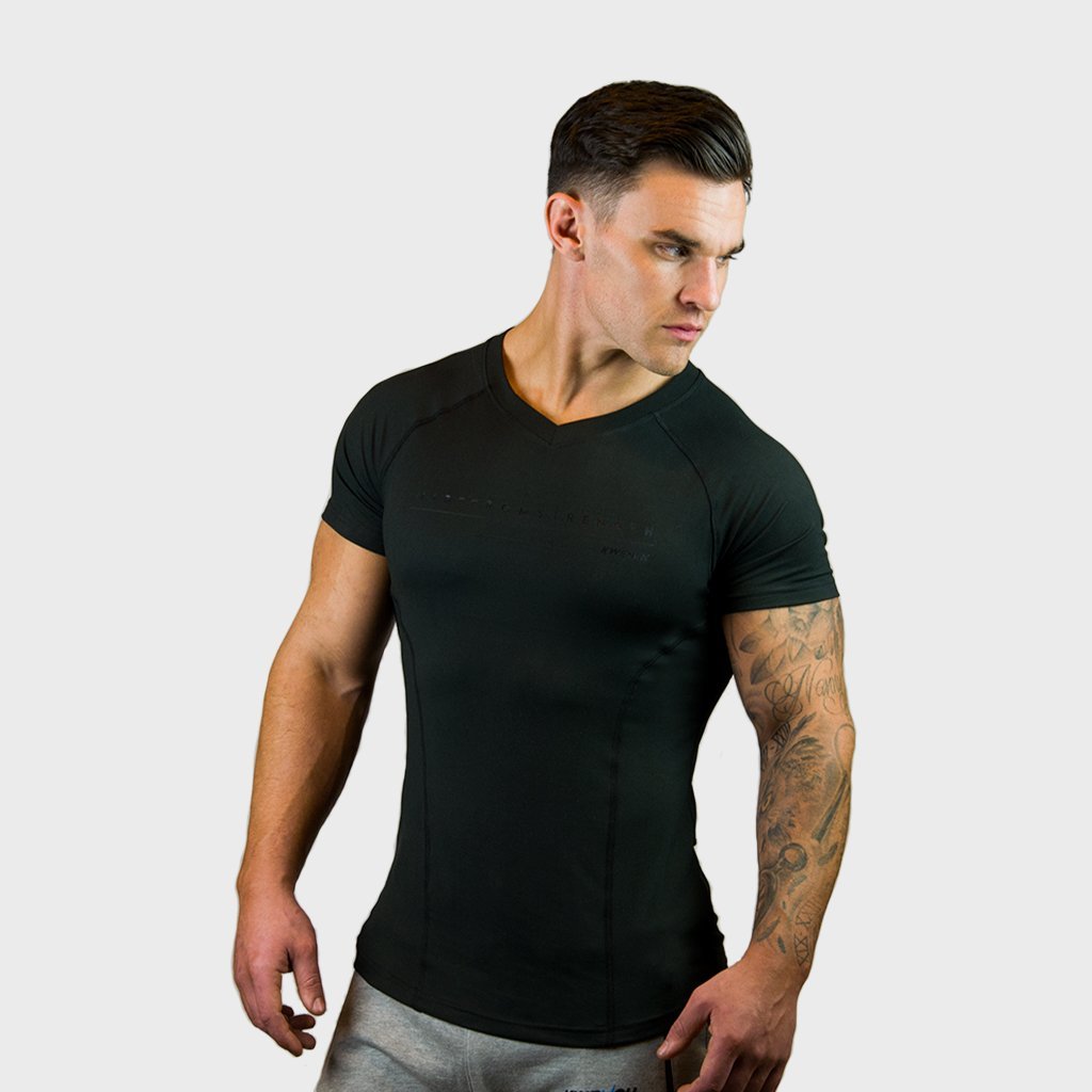 Kwench Mens Gym Workout body Fit Tshirt