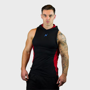 Kwench Mens Gym workout Fitness Sleeveless hoodie Main-image
