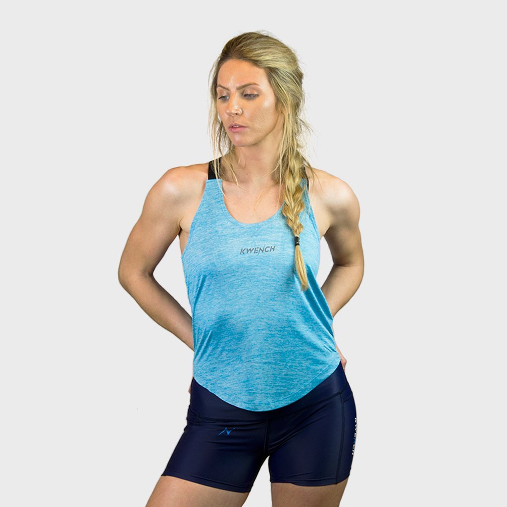 Kwench Womens Gym Workout top vest stringer