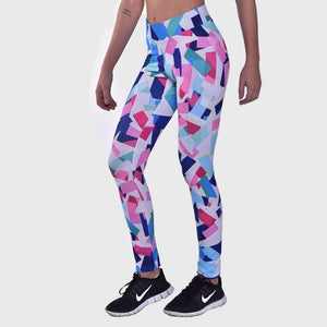 Kwench womens printed gym workout leggings  Thumbnails-1